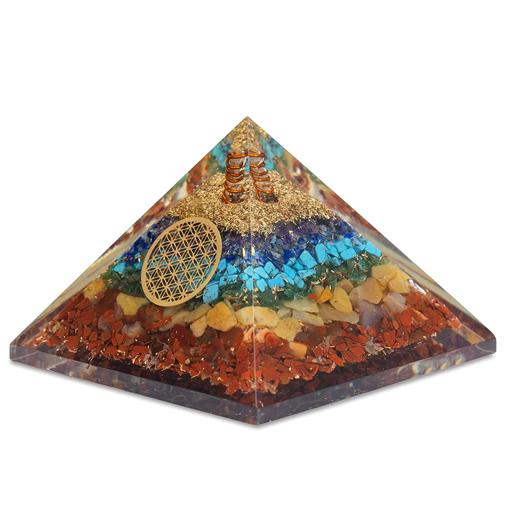 Orgonite Pyramid 7 Chakra