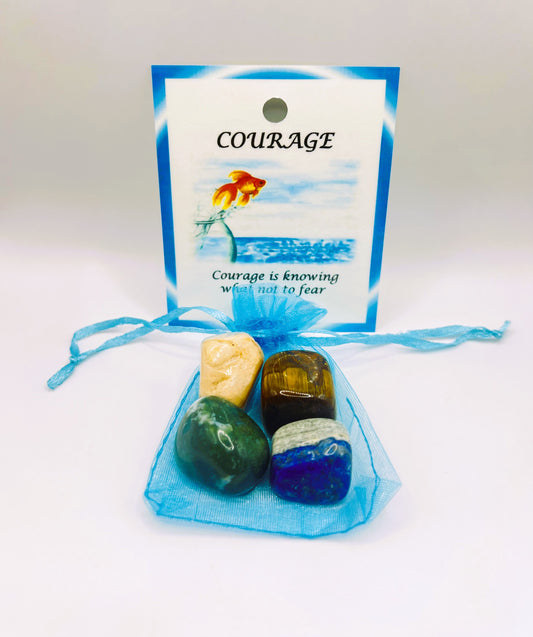 Courage -  Crystal Healing Bag