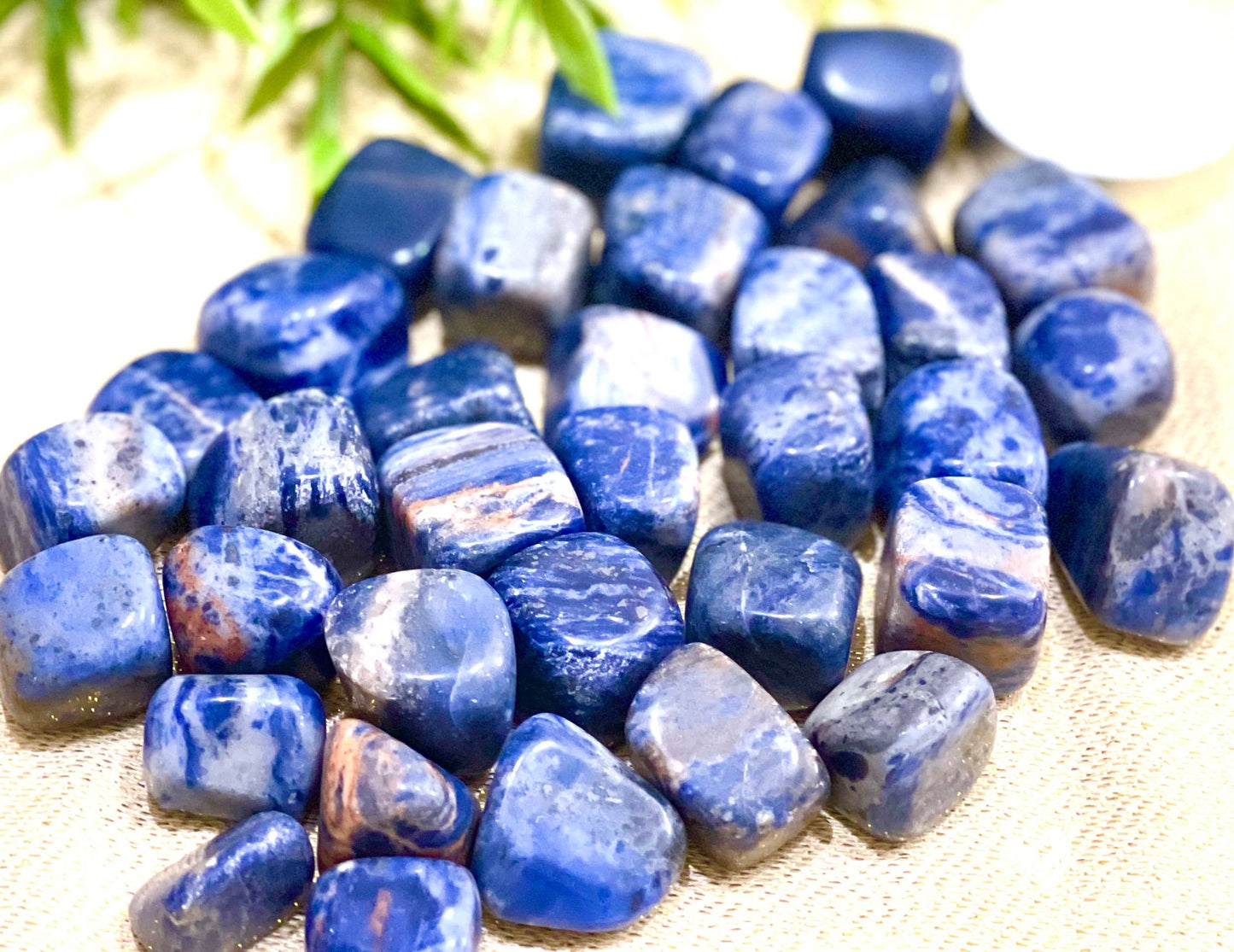 Natural Sodalite Tumbled Stone - 1Lb
