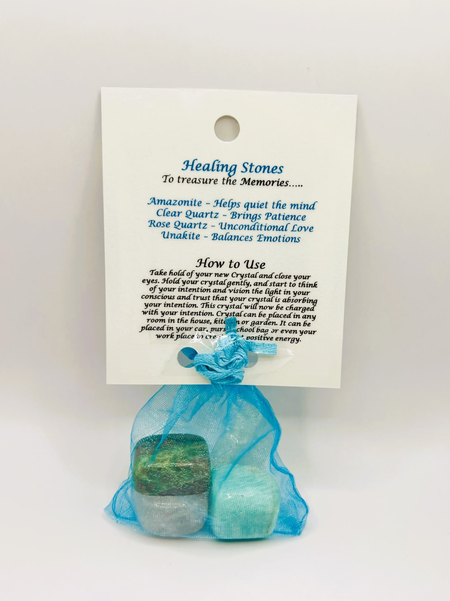 In Memory - Crystal Healing Bag
