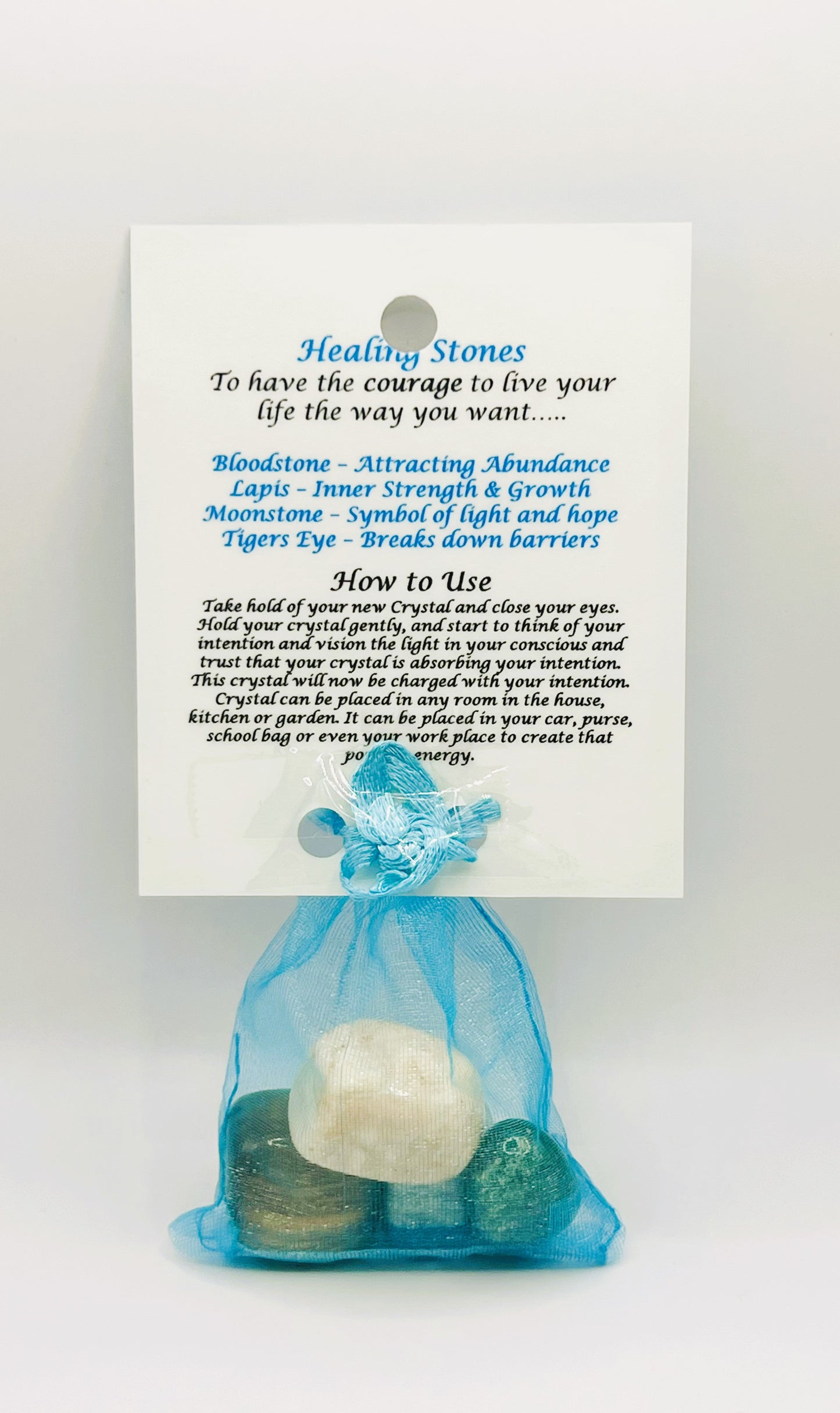 Courage -  Crystal Healing Bag