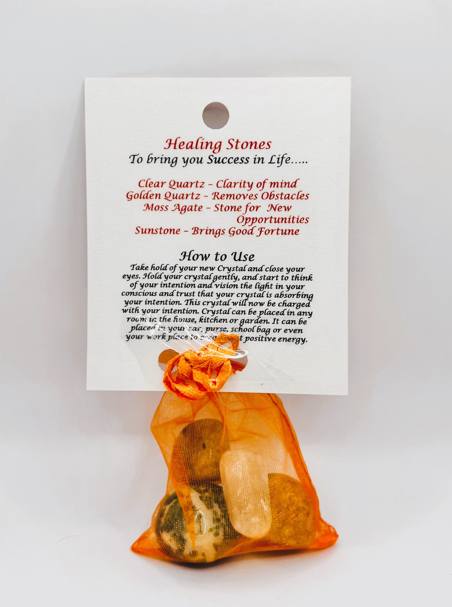 Success - Crystal Healing Bag