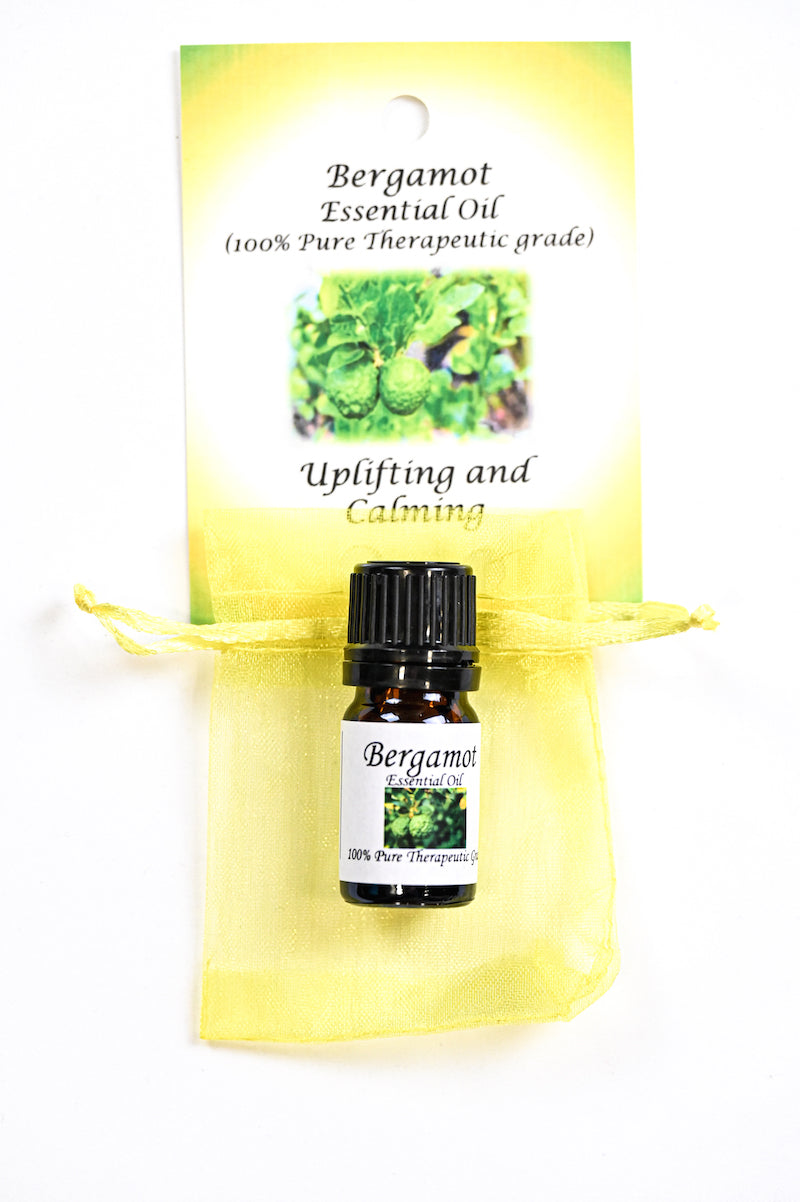 Bergamot Essential Oil with Beautiful Diffuser Flower 5ML