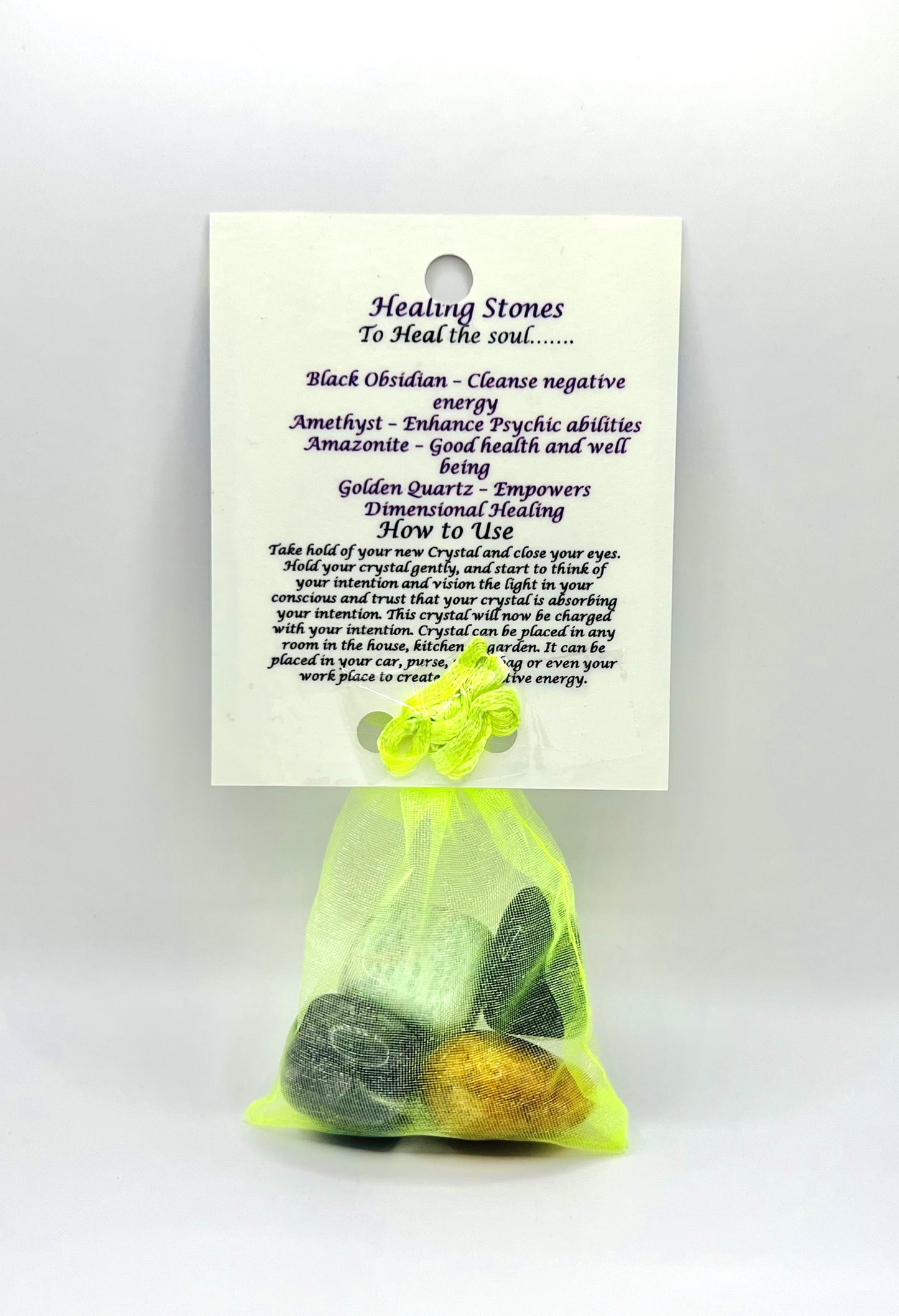 Healing - Crystal Healing Bag