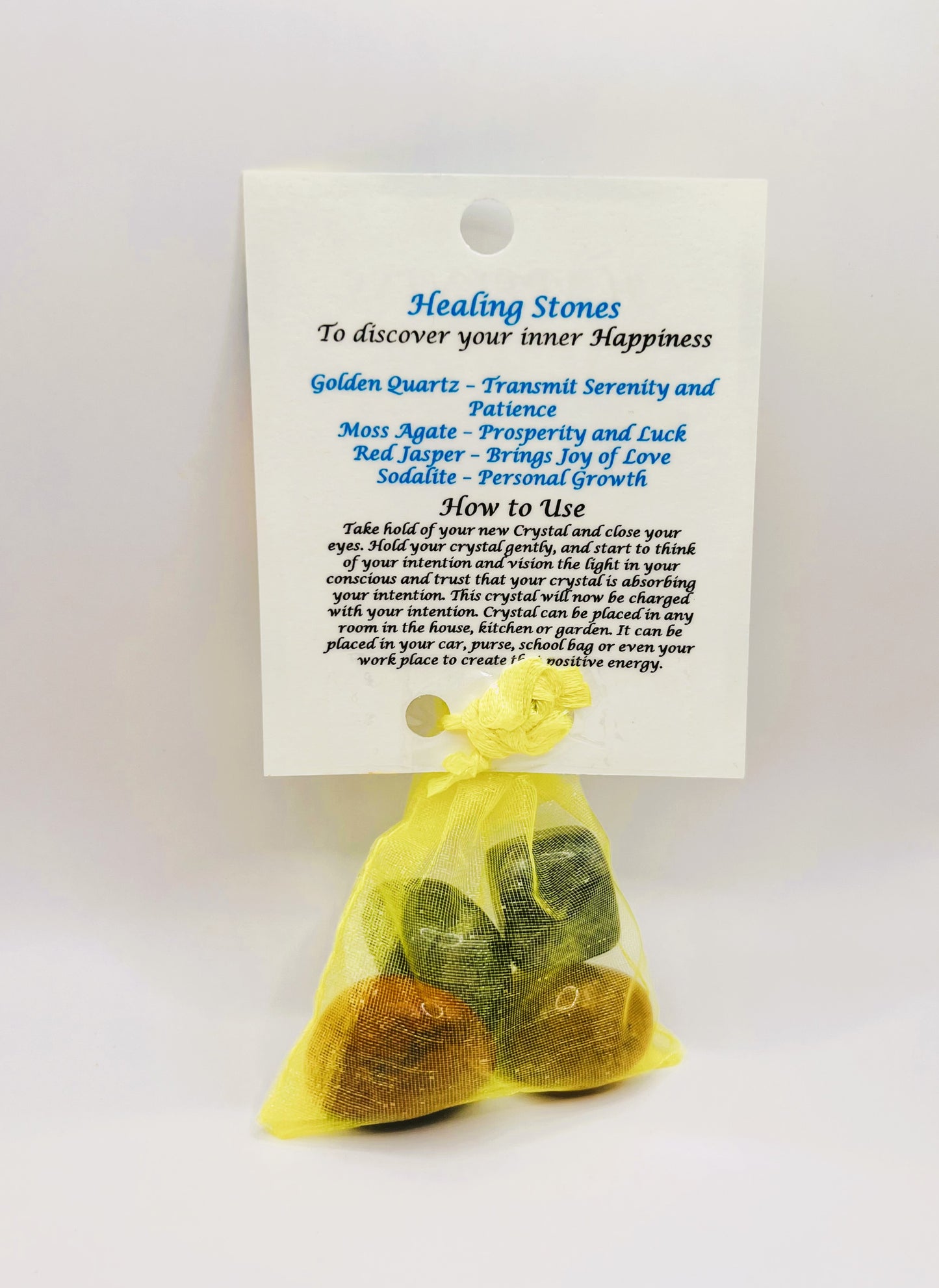 Happiness -  Crystal Healing Bag