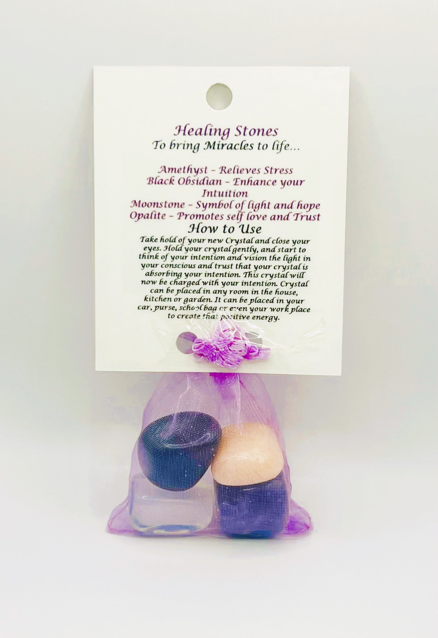 Miracle - Crystal Healing Bag