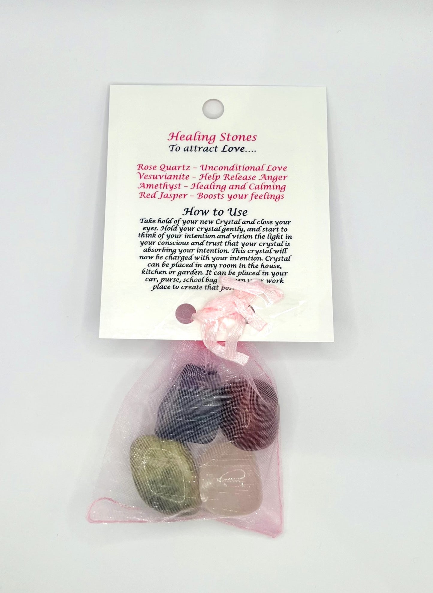 Love - Crystal Healing Bag