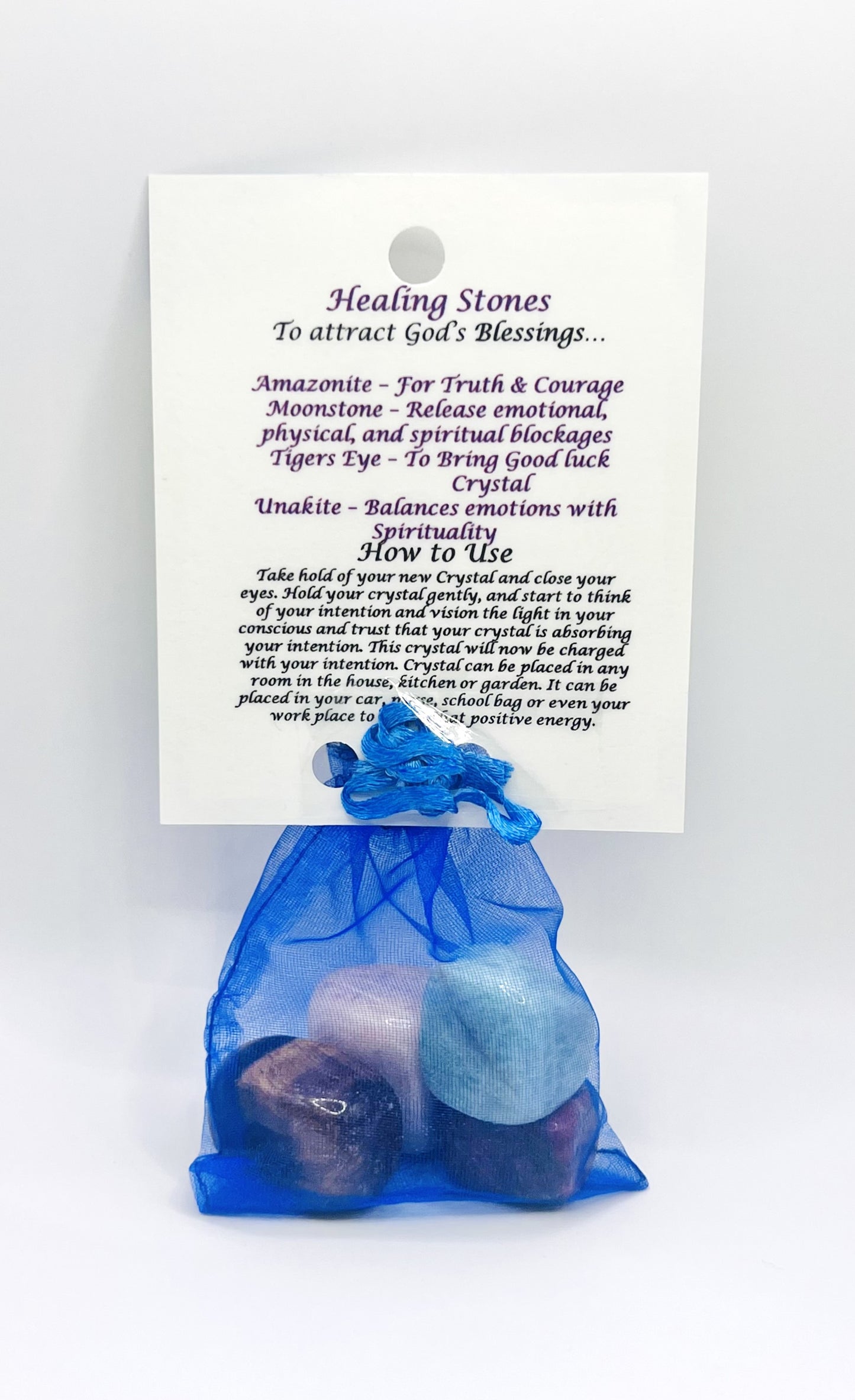 Blessing - Crystal Healing Bag