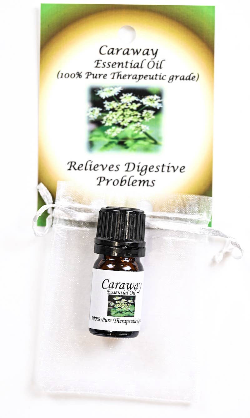 Caraway Essential Oil with Beautiful Diffuser Flower 5ML