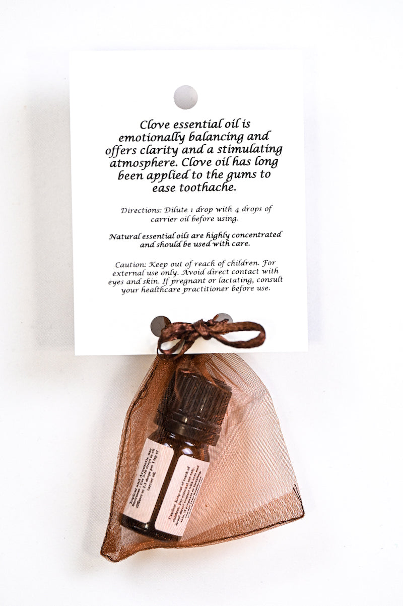 Clove Bud Essential Oil with Beautiful Diffuser Flower (100%)