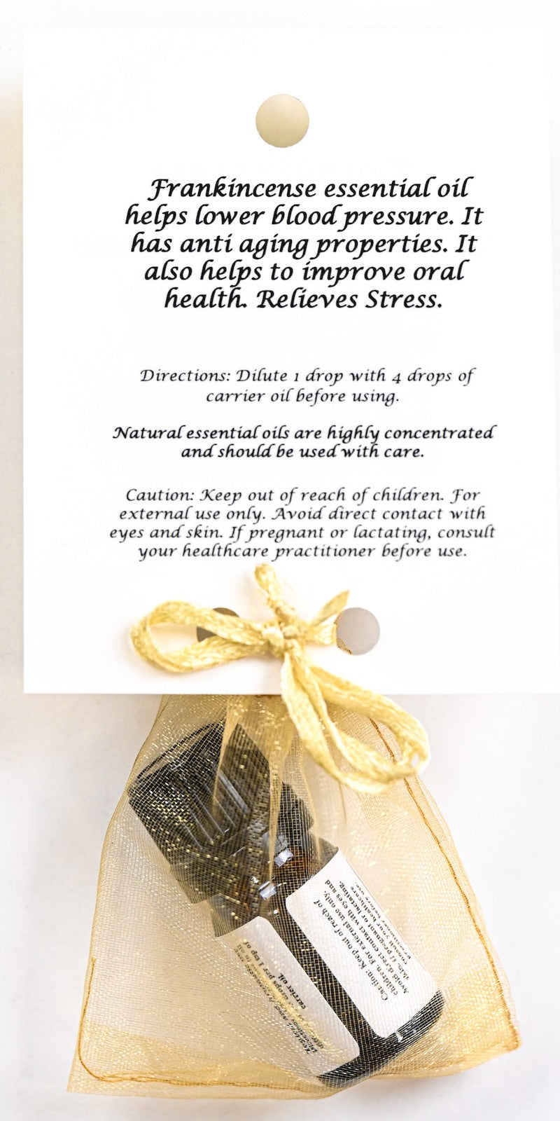 Frankincense Essential Oil with Beautiful Diffuser Flower5ml