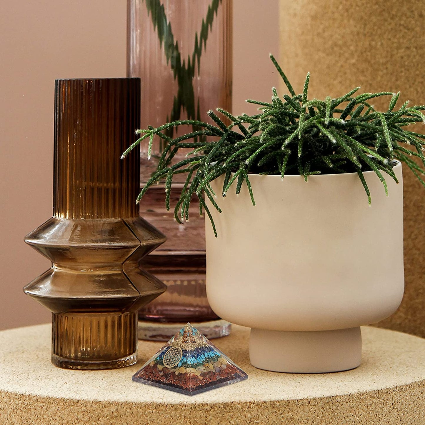 Orgonite Pyramid 7 Chakra