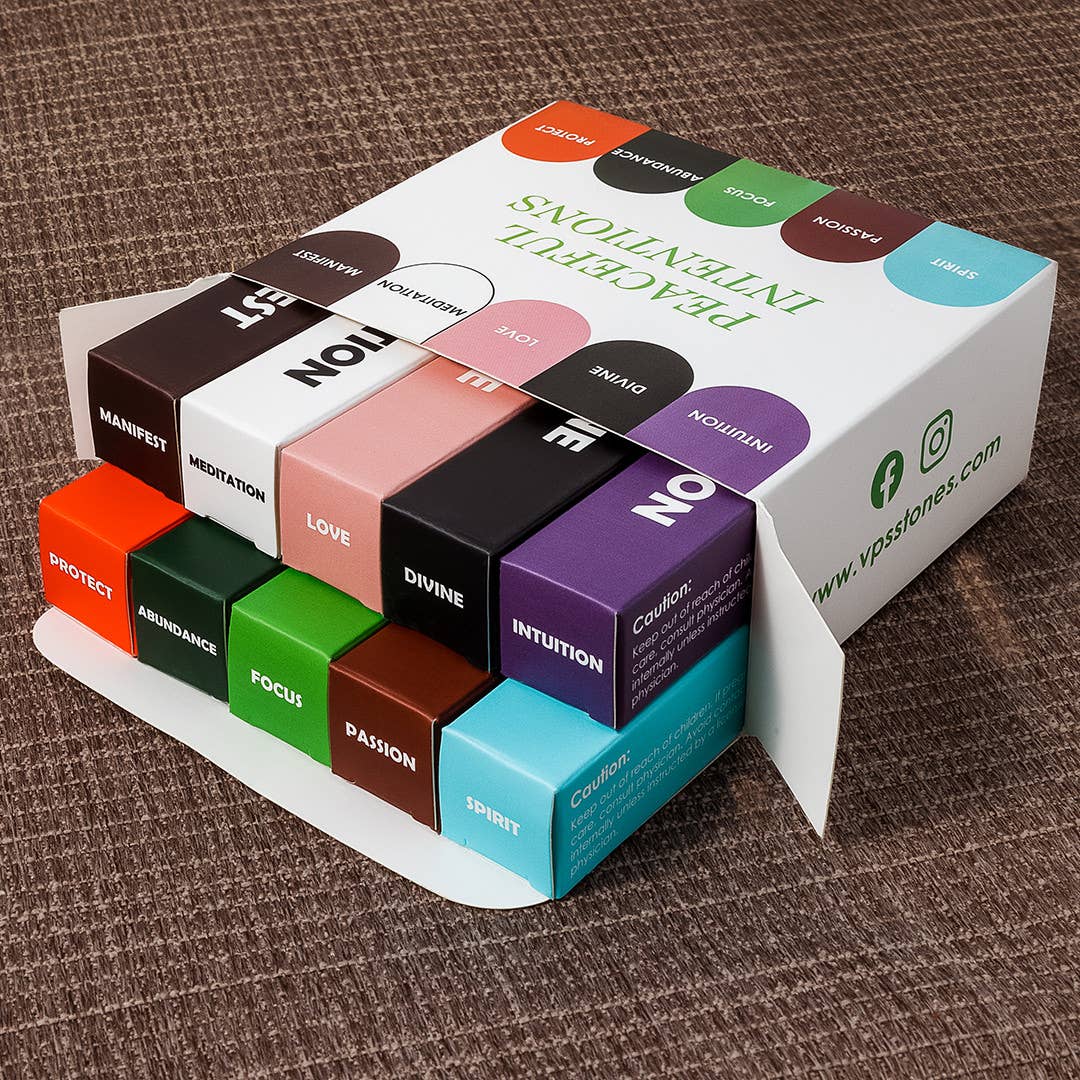 Essential Oil Blend Crystal Roll On Bottles