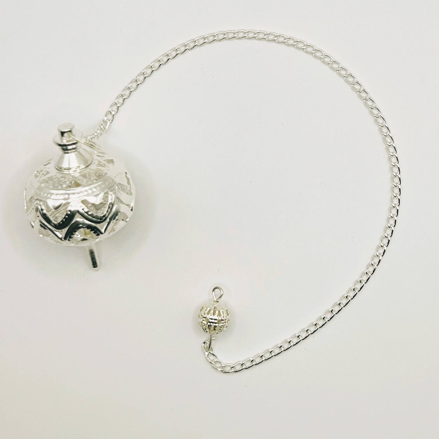Ball Metal Pendulum Silver