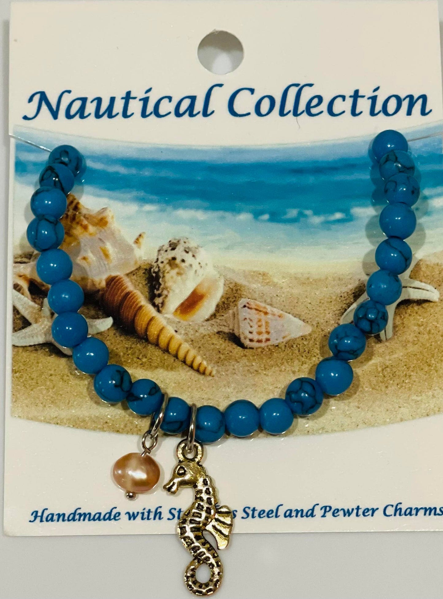 Nautical Gemstone Charm Bracelets