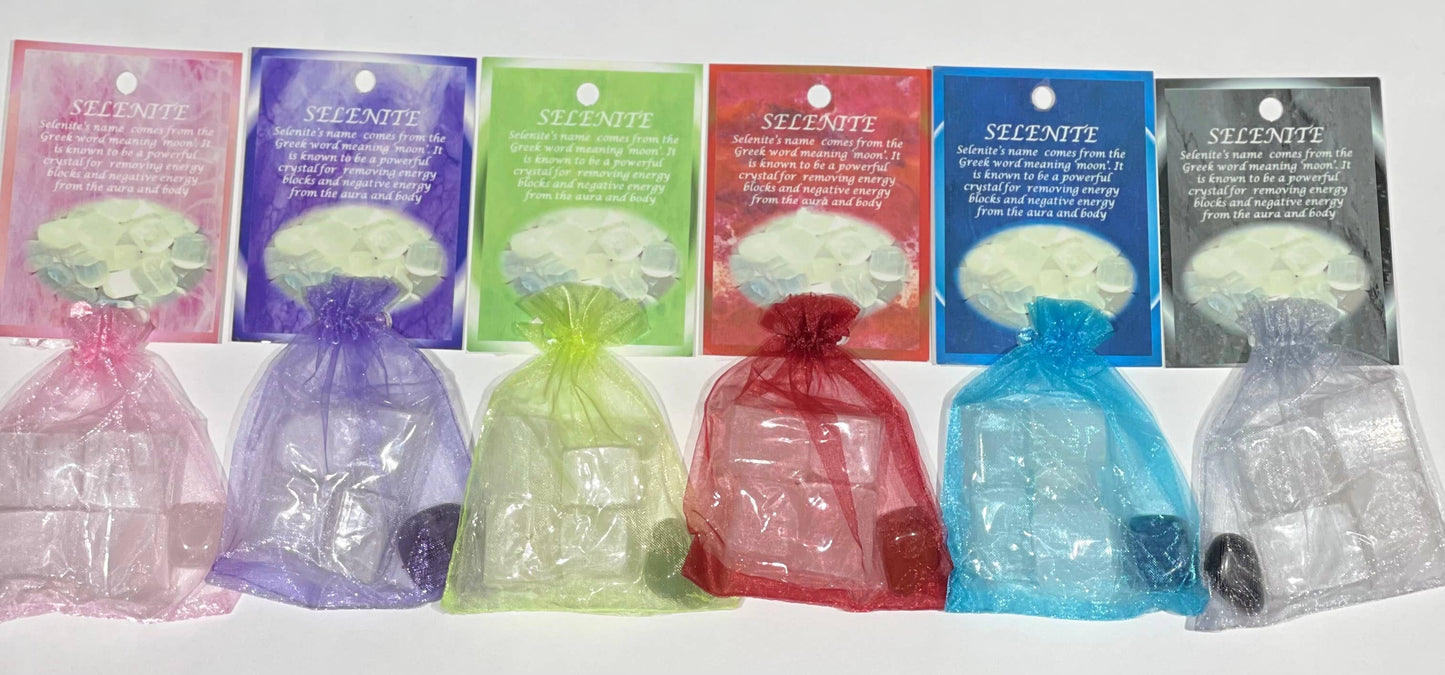 Spiritual Cleansing Bag with Crystal