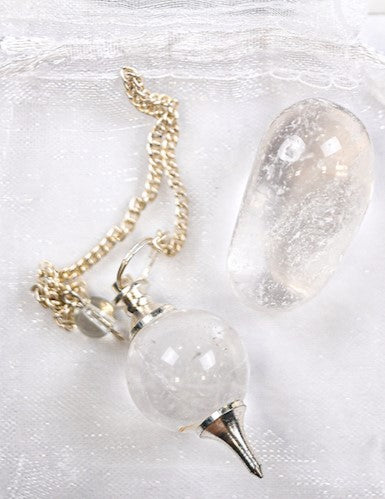 Clear Quartz Pendulum