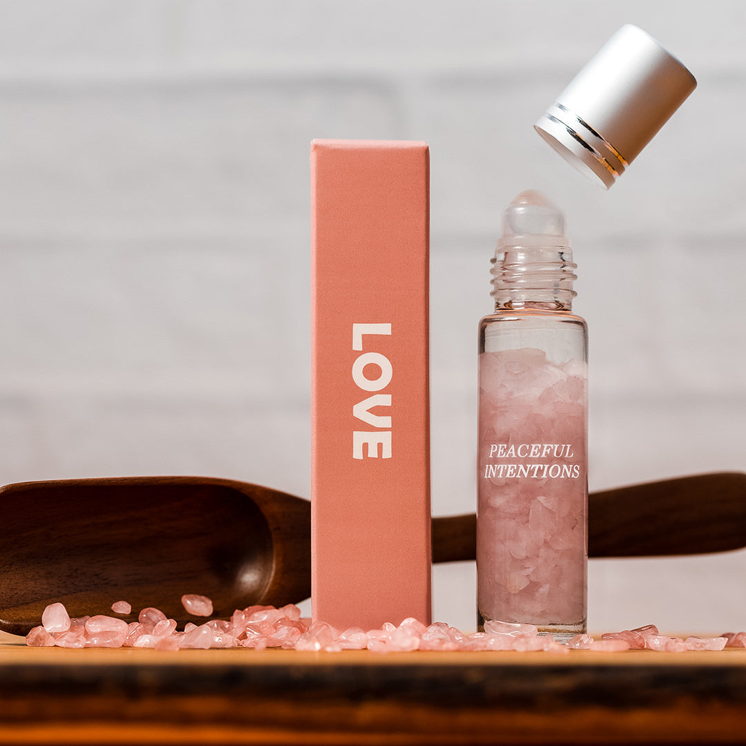 Essential Oil Blend Crystal Roll On Bottles