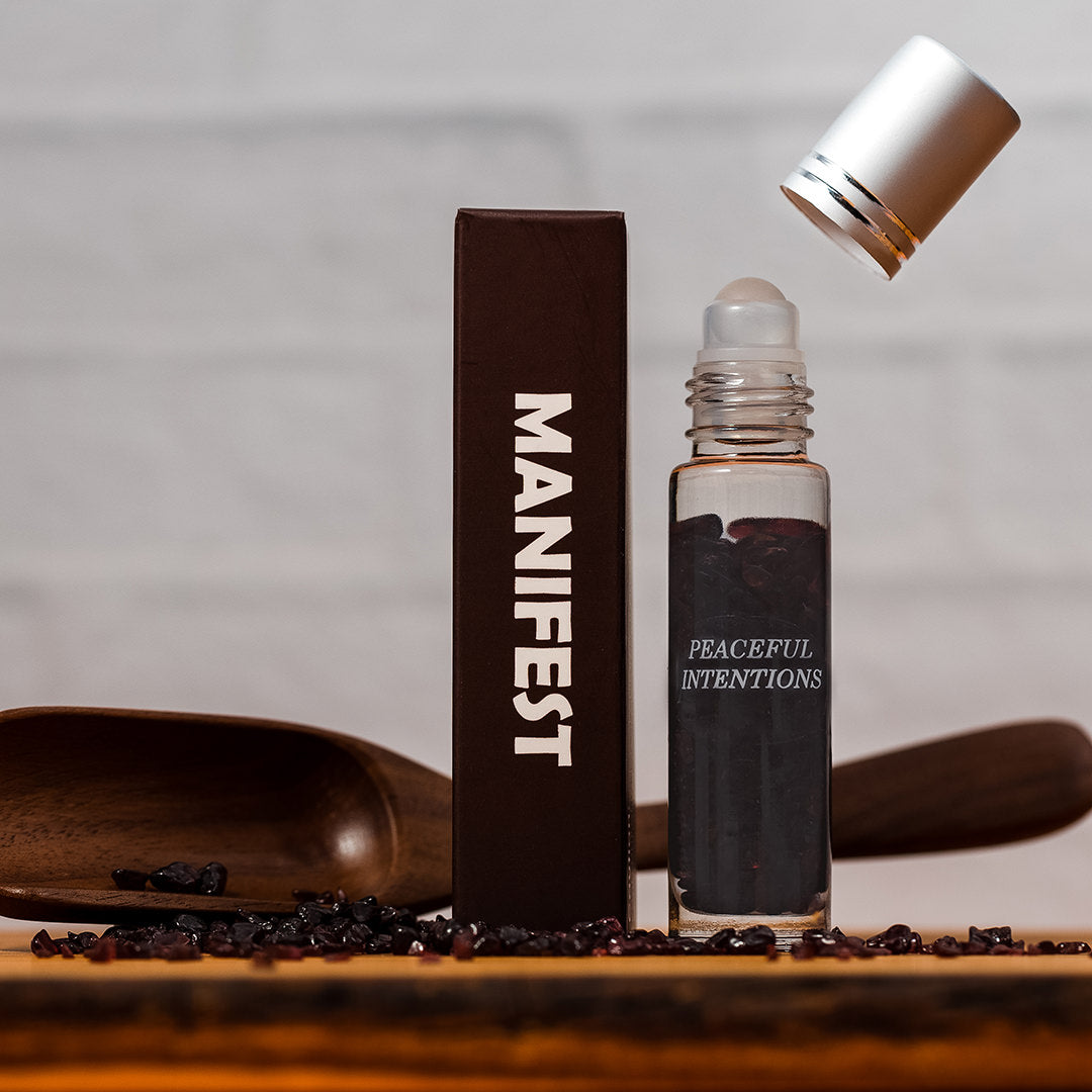 Essential Oil Blend Crystal Roll On Bottles