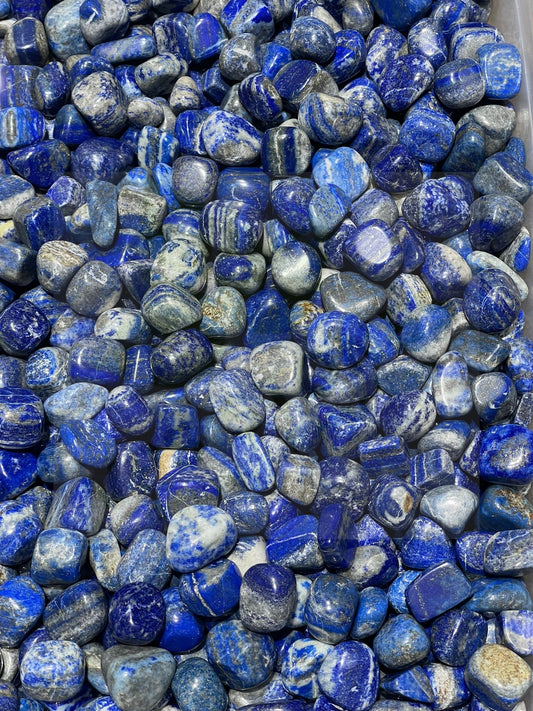 Natural Lapis Lazuli Tumbled Stone - 1Lb