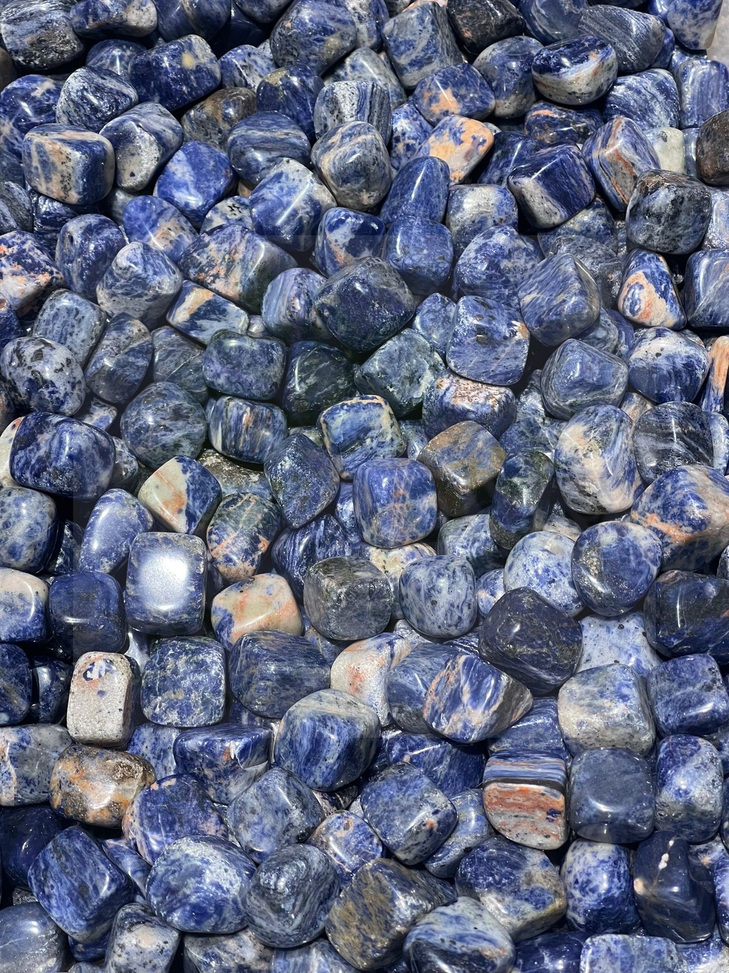 Natural Sodalite Tumbled Stone - 1Lb