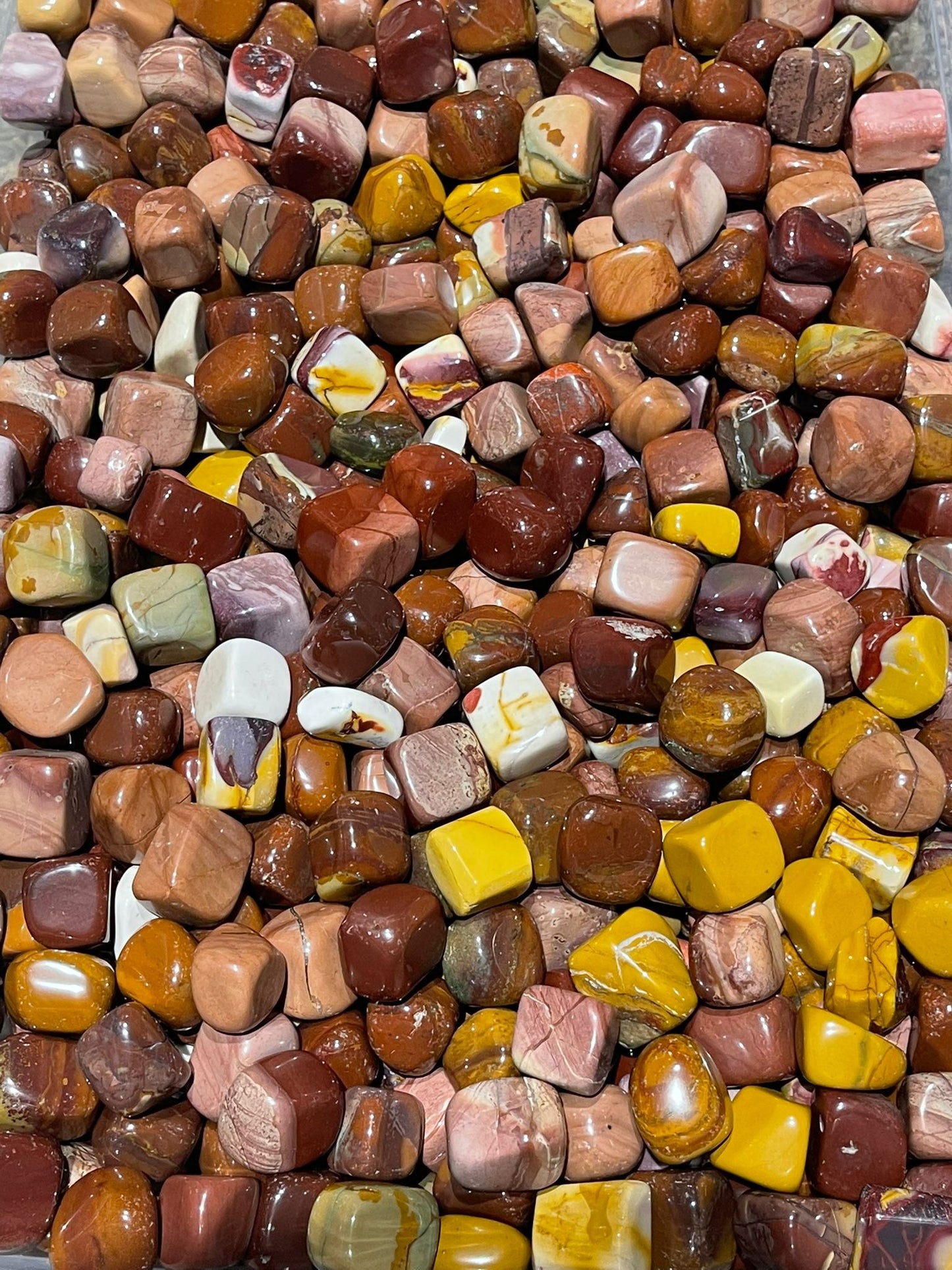 Natural Mookaite Tumbled Stone - 1Lb