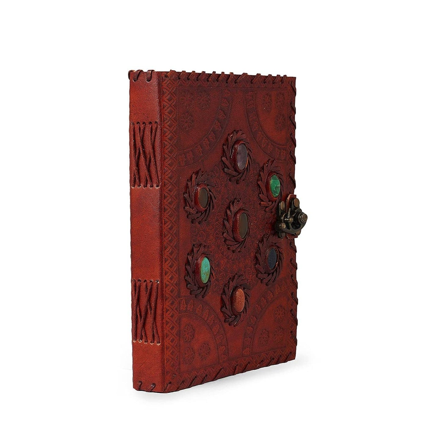 Leather Journal 7 Gemstone