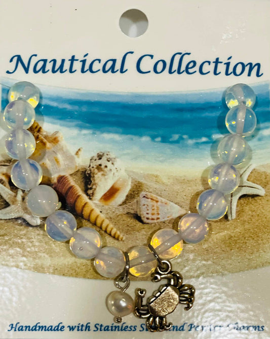 Nautical Gemstone Charm Bracelets