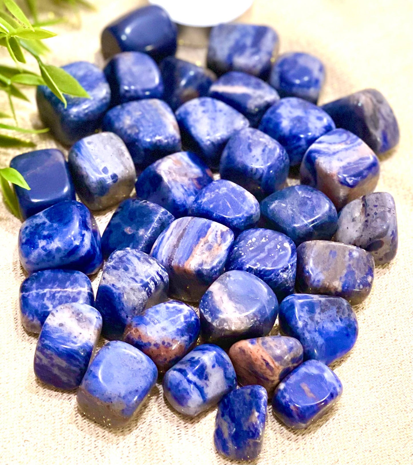 Natural Sodalite Tumbled Stone - 1Lb