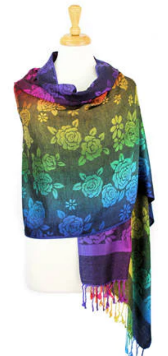 Chakra Pashminas (Rose)