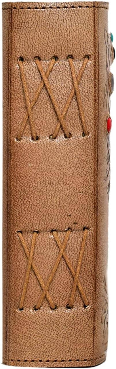 Leather Journal Gemstone Tree of Life