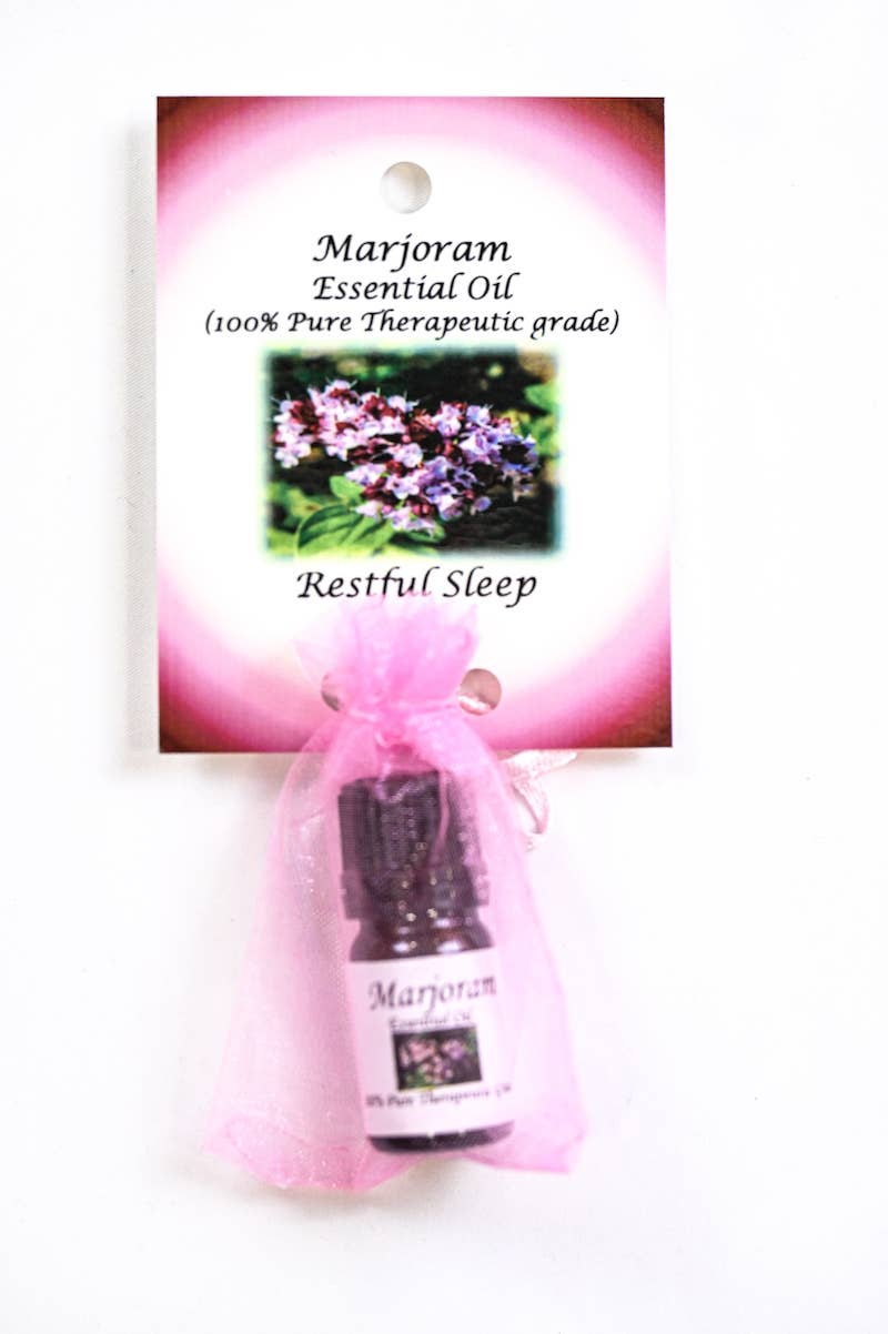 Marjoram Essential Oil with Beautiful Diffuser Flower 5ml