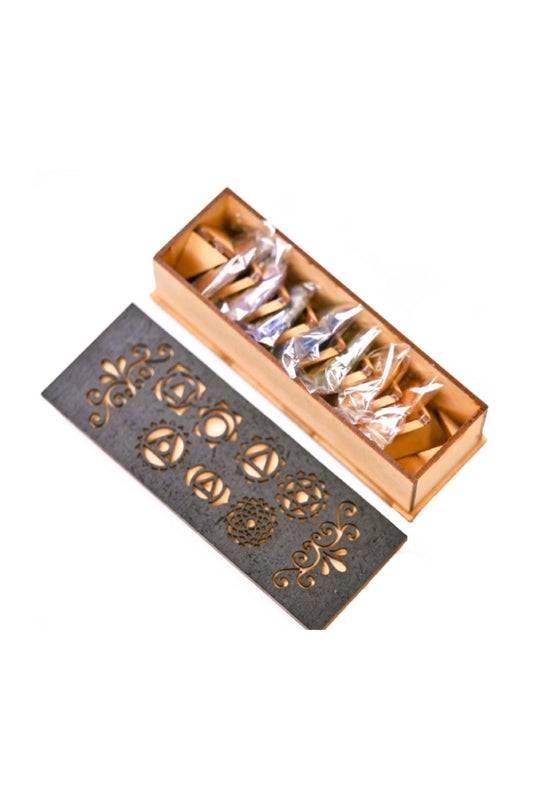Chakra Symbol Engraved Box
