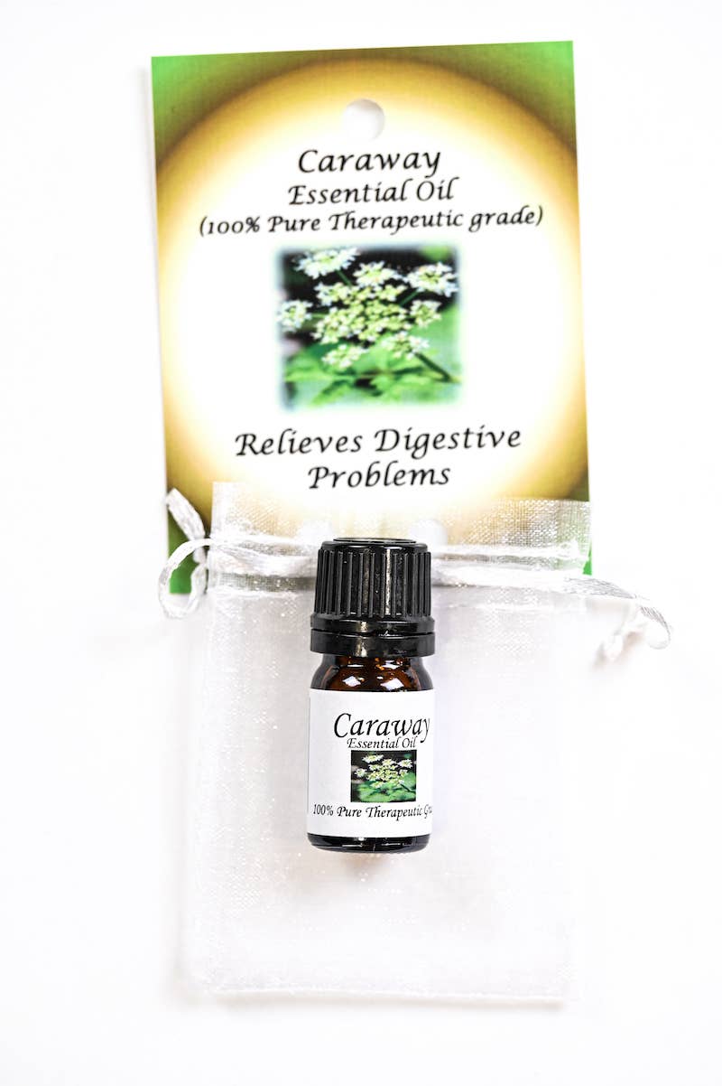 Caraway Essential Oil with Beautiful Diffuser Flower 5ML