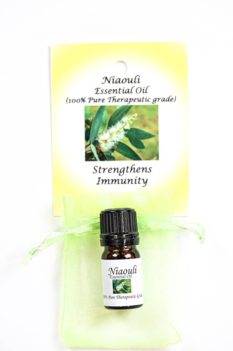Niaouli Essential Oil with Beautiful Diffuser Flower 5ml