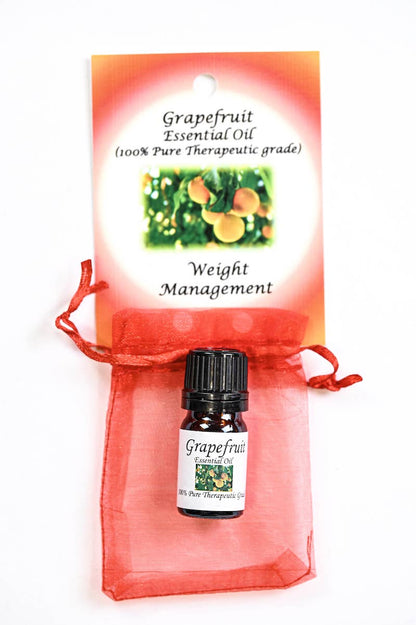 Grapefruit Essential Oil with Beautiful Diffuser Flower 5ml