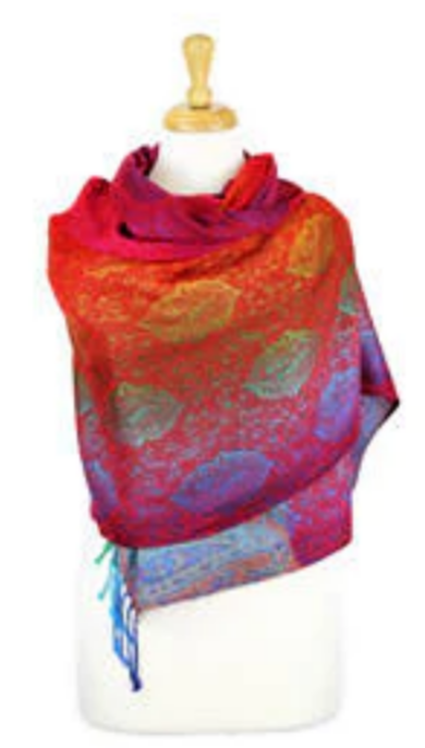 Chakra Pashminas (Paisley)