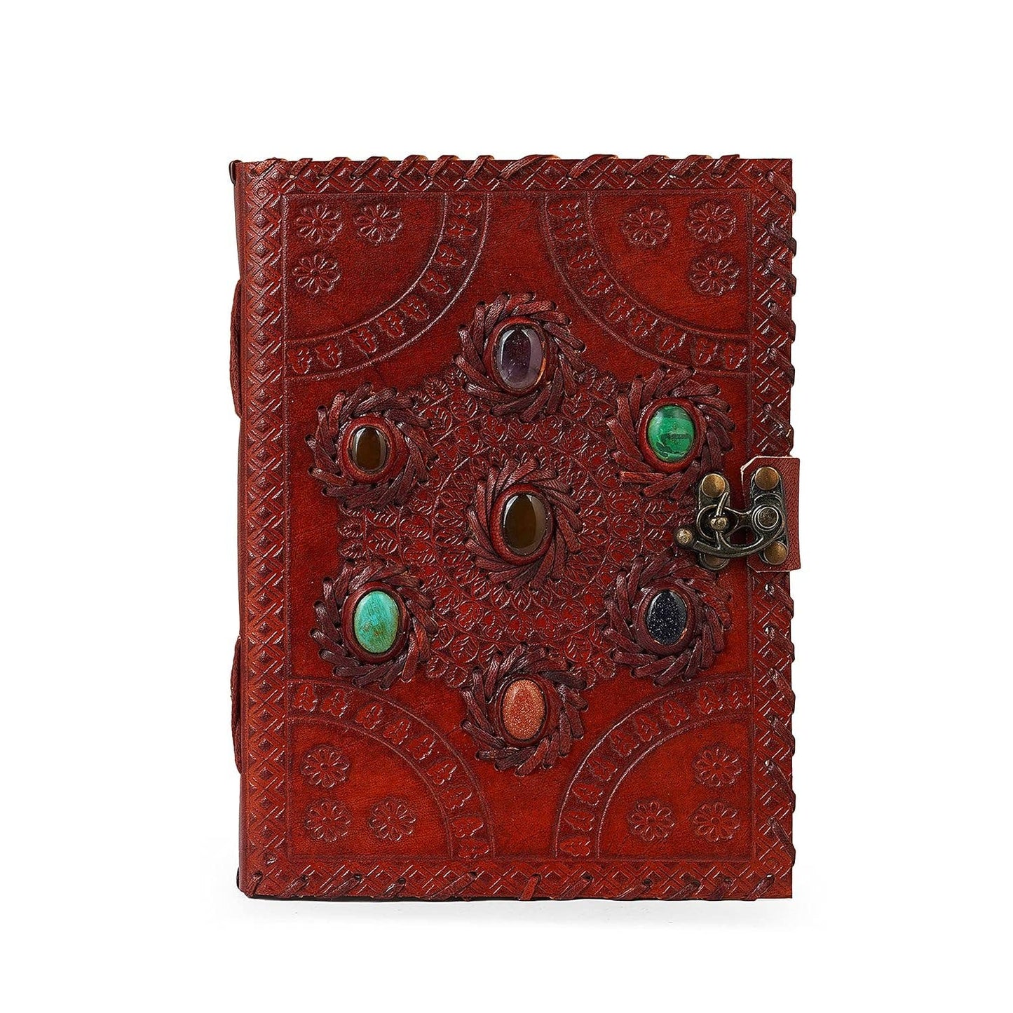 Leather Journal 7 Gemstone